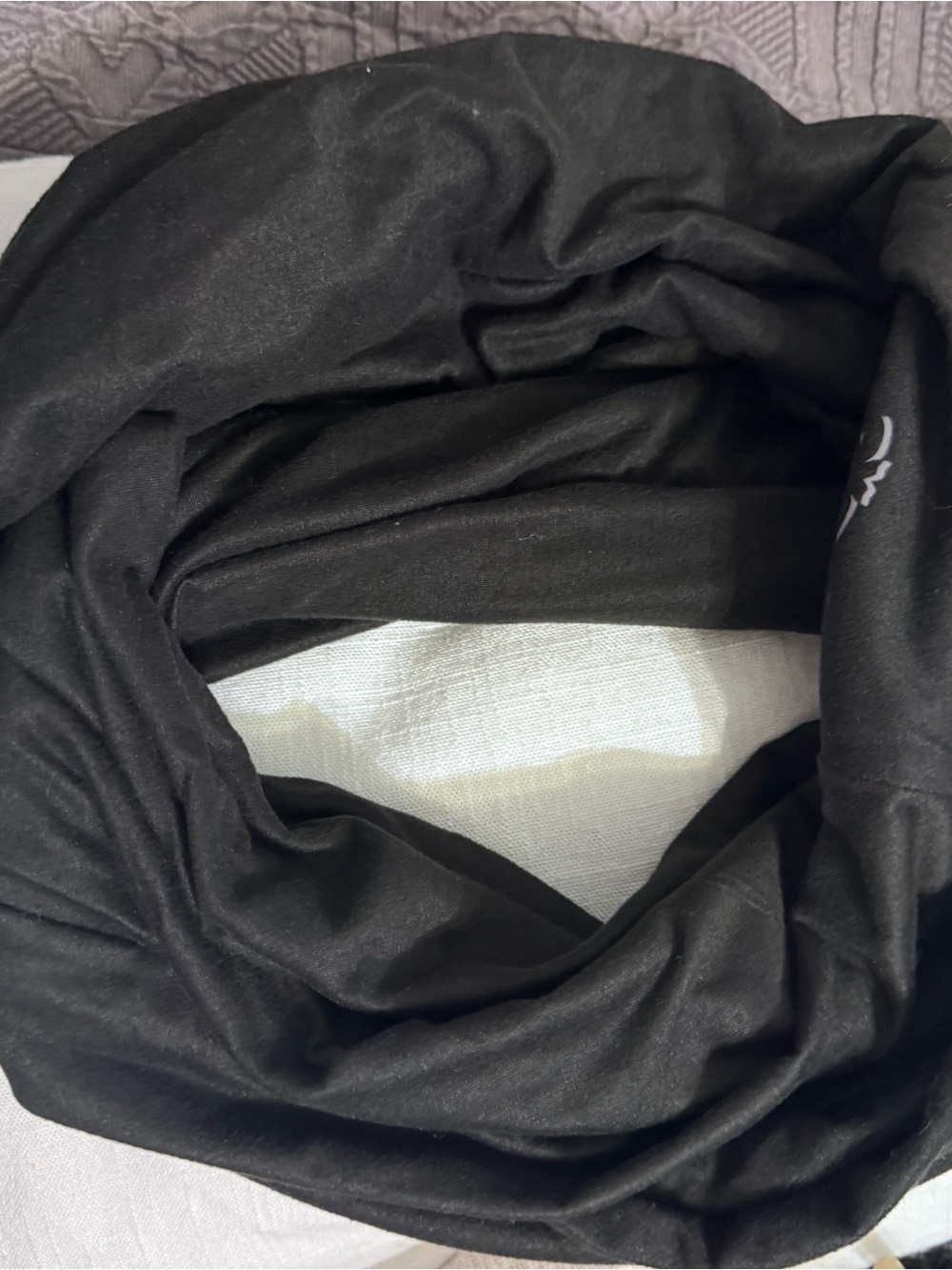 Beyond Yoga Black Infinity Scarf